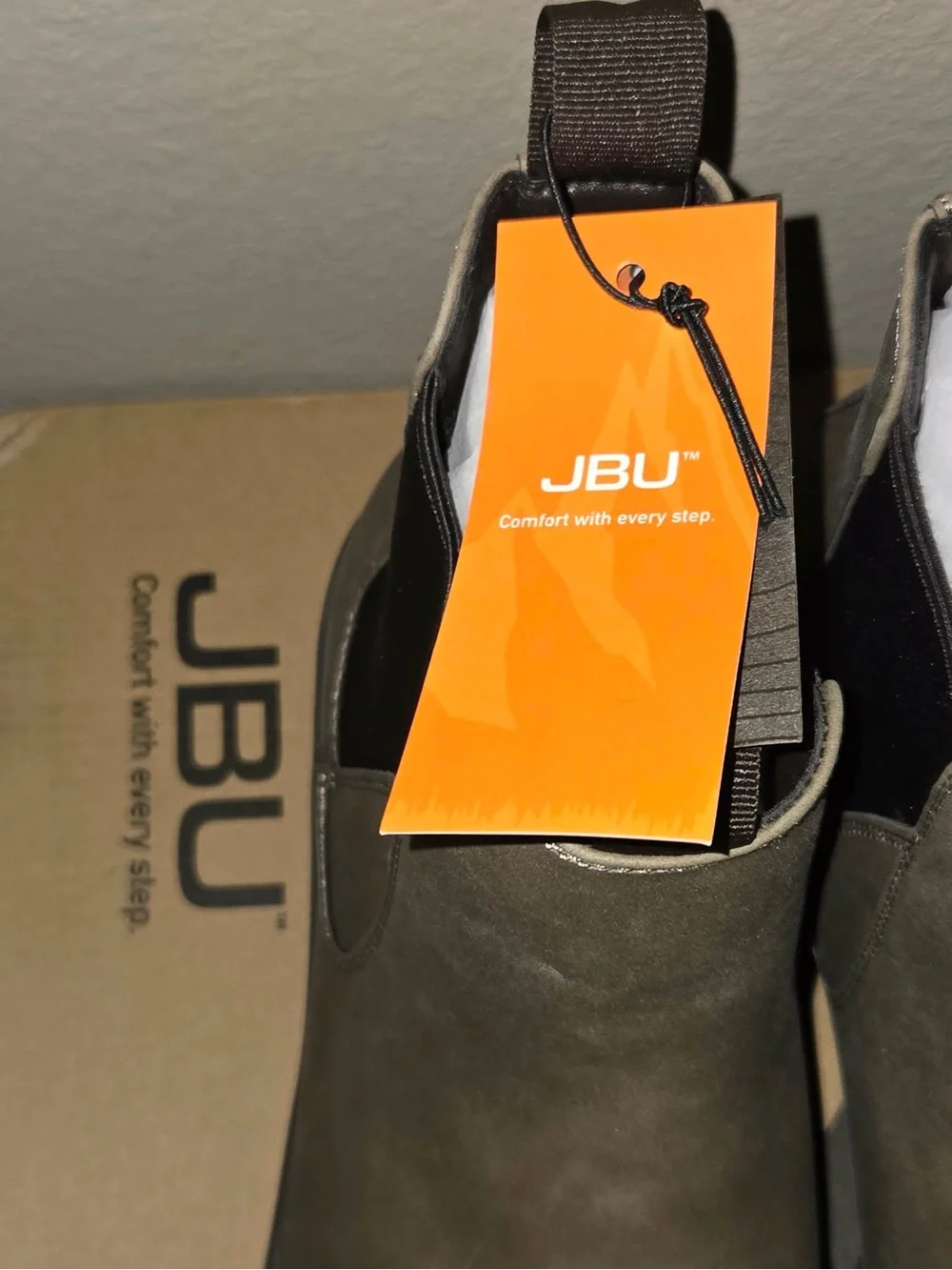 JBU by Jambu Men's Kerry Waterproof Chelsea Boots in Brown Size 10